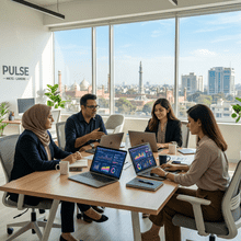 Digital marketing agency team in Lahore working on data-driven marketing campaigns